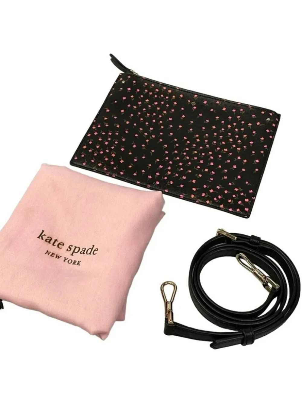 Kate spade PXRUA687 Black Leather Tote Bag